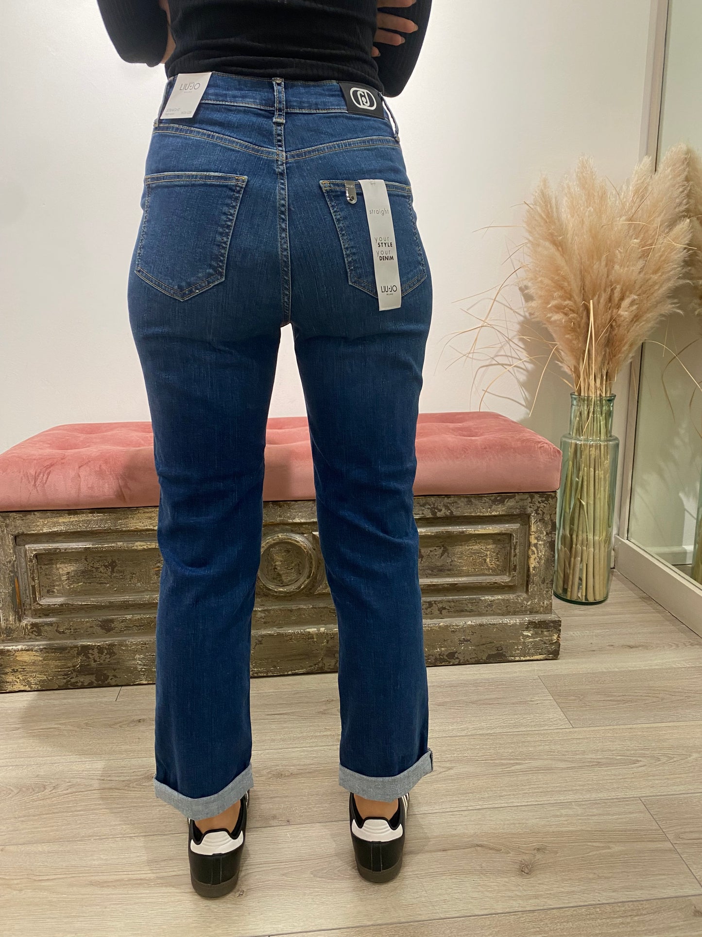 Jeans straight LiuJo blu