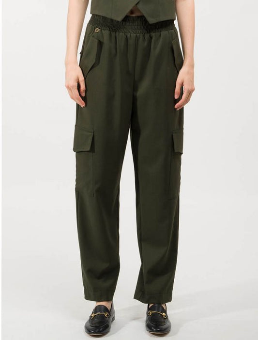 Pantalone cargo Kontatto verde militare