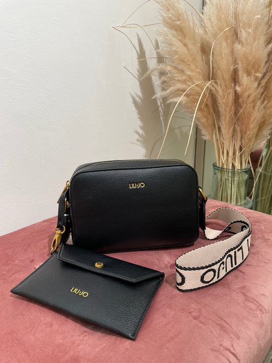 Borsa a tracolla con pochette LiuJo nero