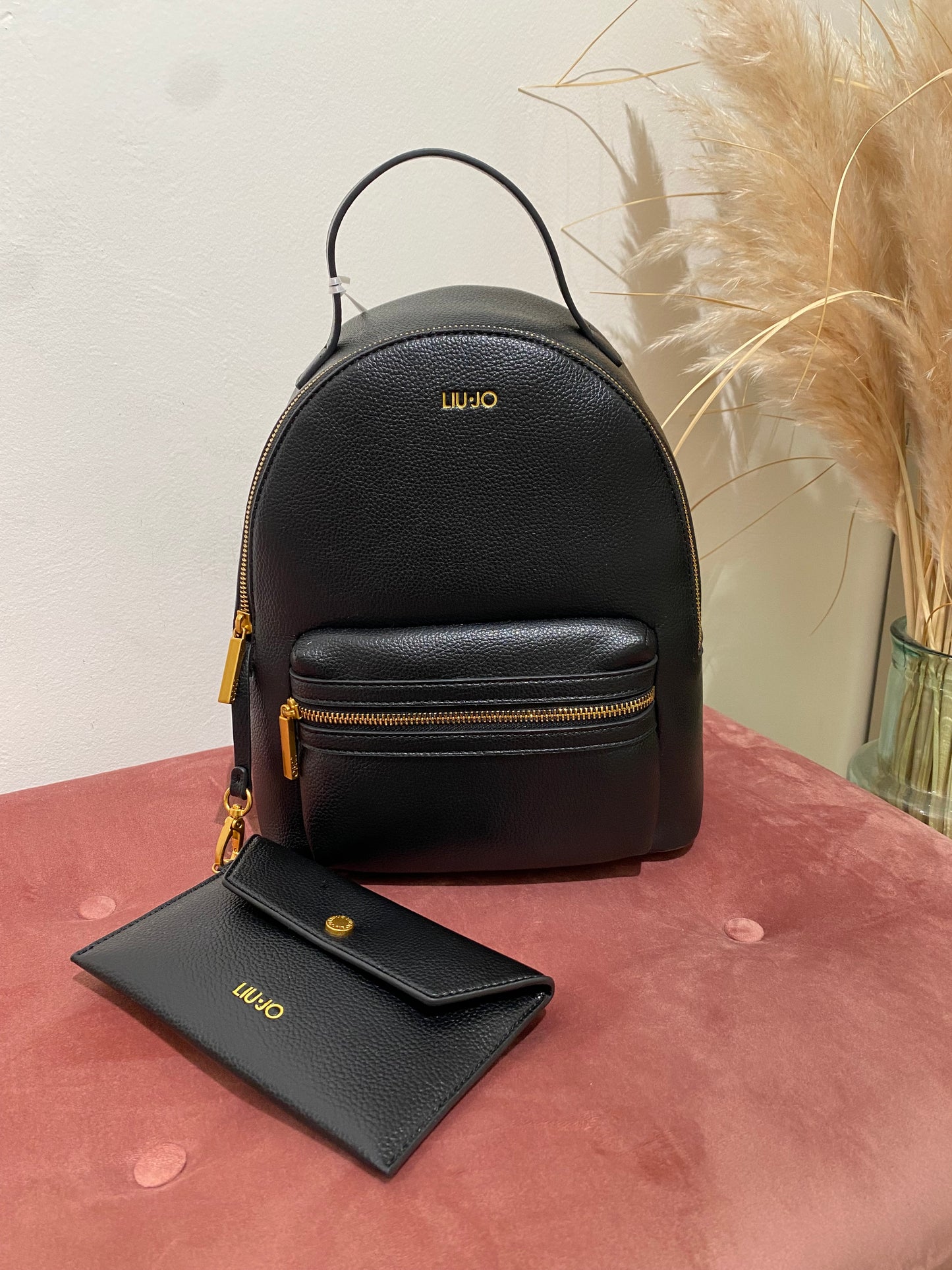 Zaino con pochette LiuJo nero