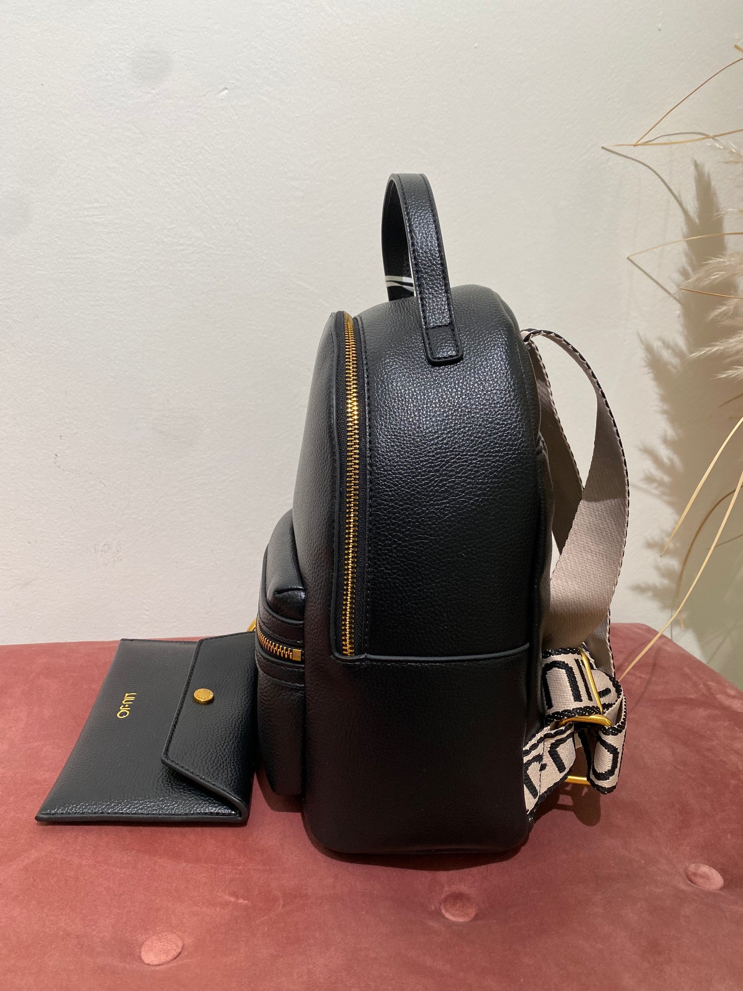 Zaino con pochette LiuJo nero