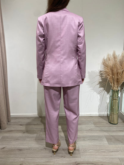 Pantalone tailleur Tensione In rosa