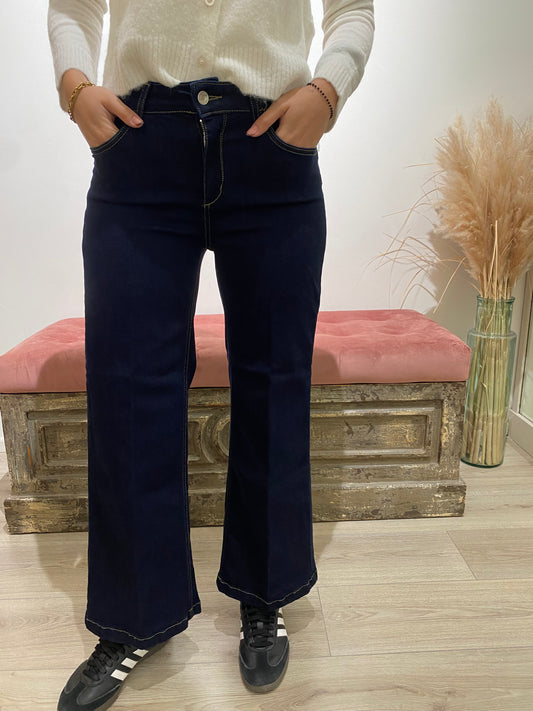 Jeans wide leg cropped Bottom Up LiuJo blu