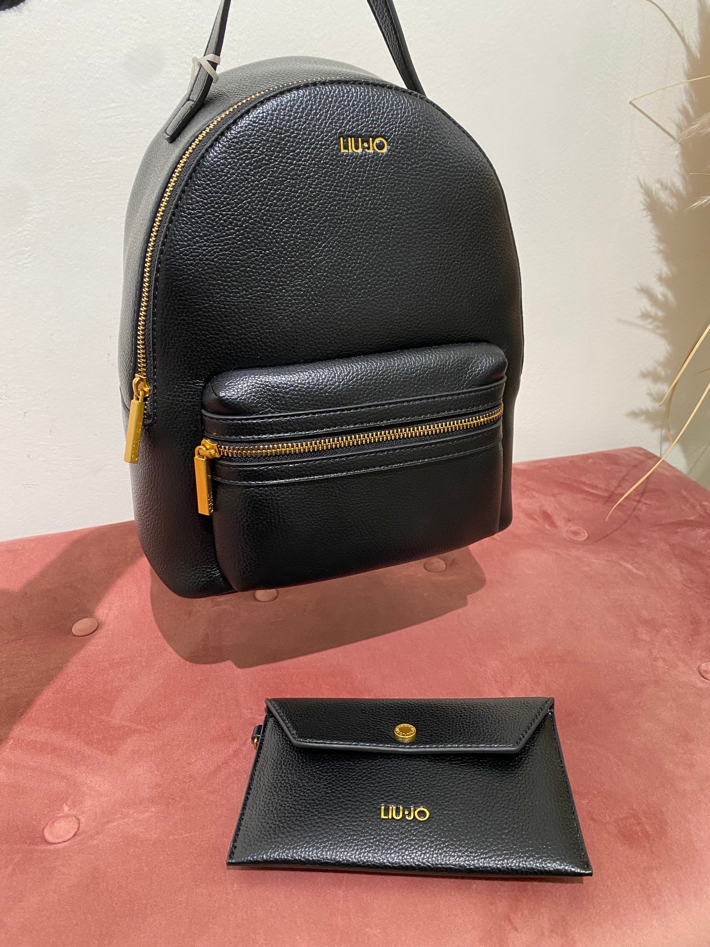 Zaino con pochette LiuJo nero