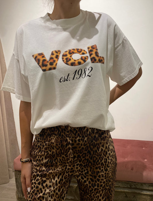 Camiseta oversize con estampado animal de Vicolo