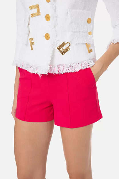 Shorts con bolsillos Elisabetta Franchi Fuxia